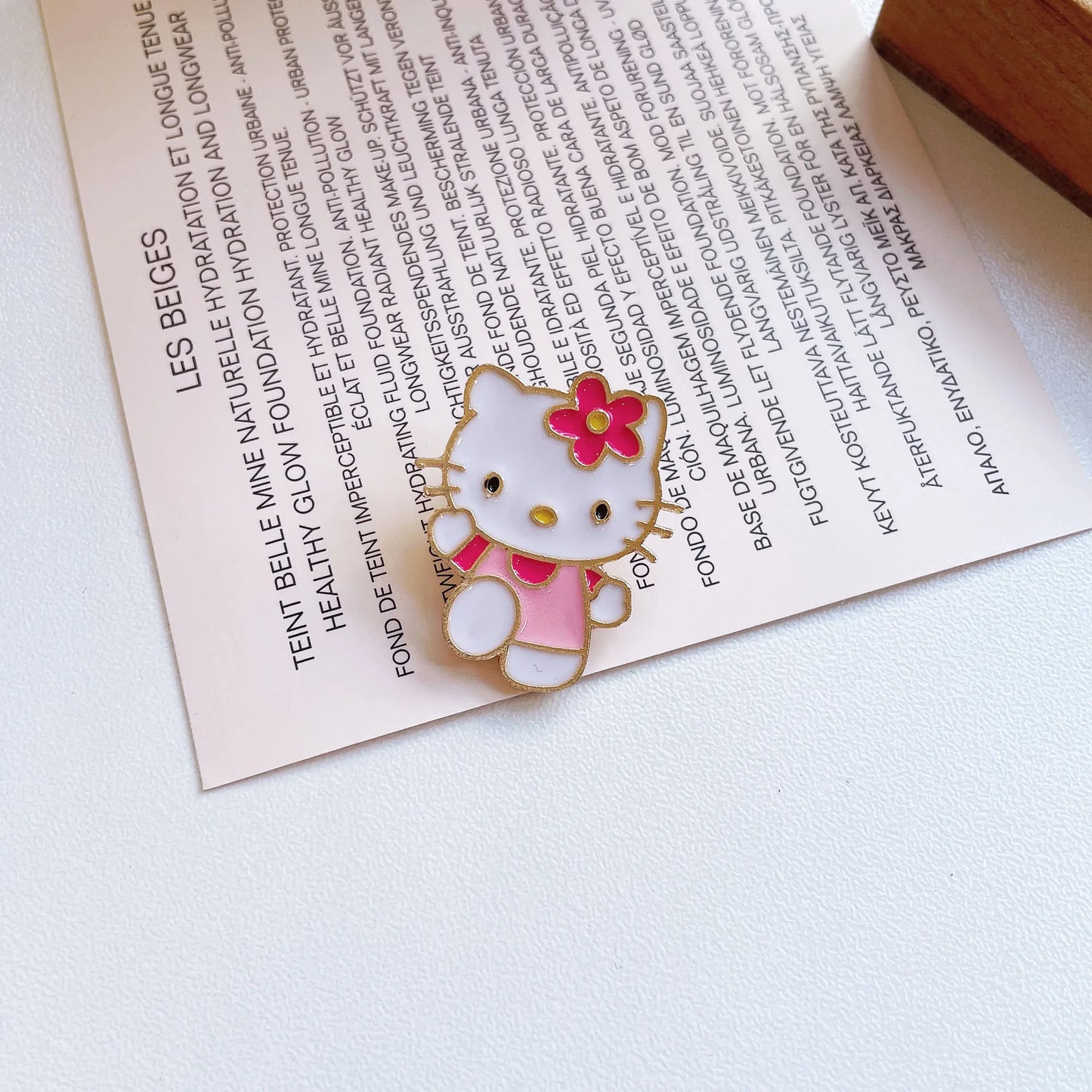 Anime Kitty Cat Enamel Brooch