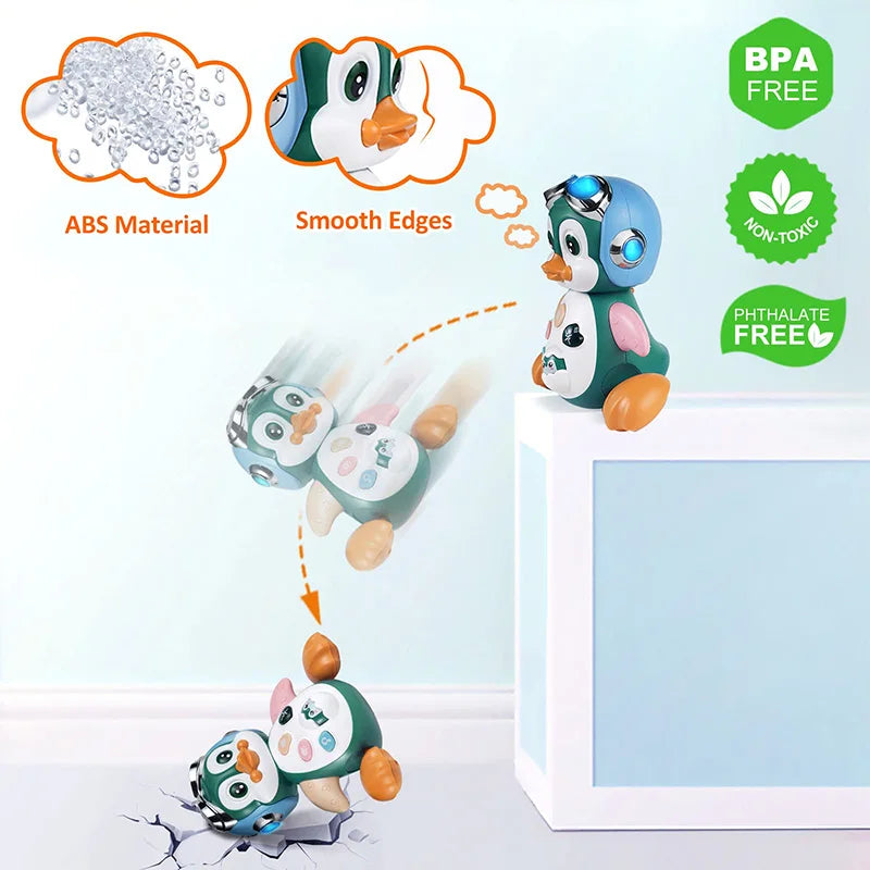 Musical Penguin Crawling Toy