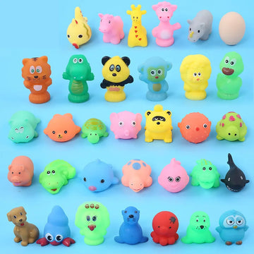 10 Pcs/Set Baby Cute Animals Bath Toy