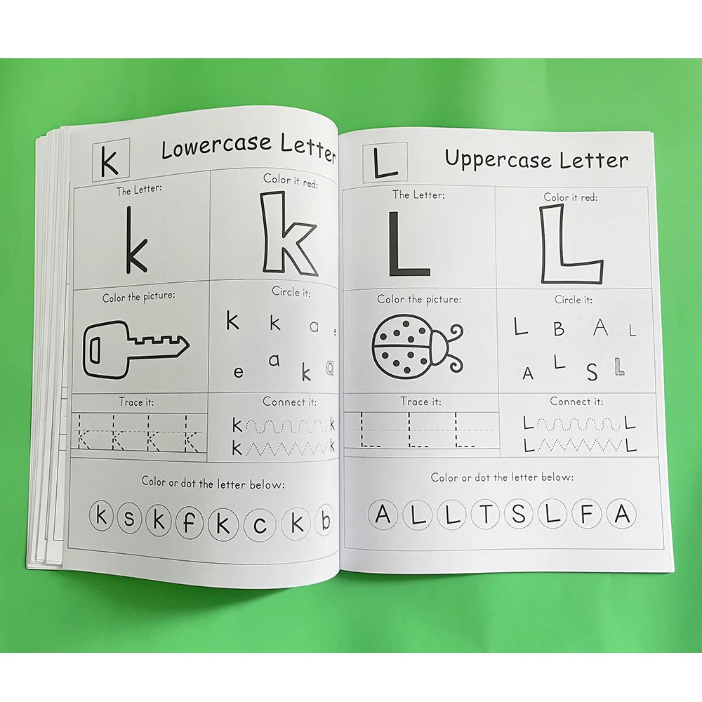 Letters A-Z Alphabet Phonics Practice Workbook