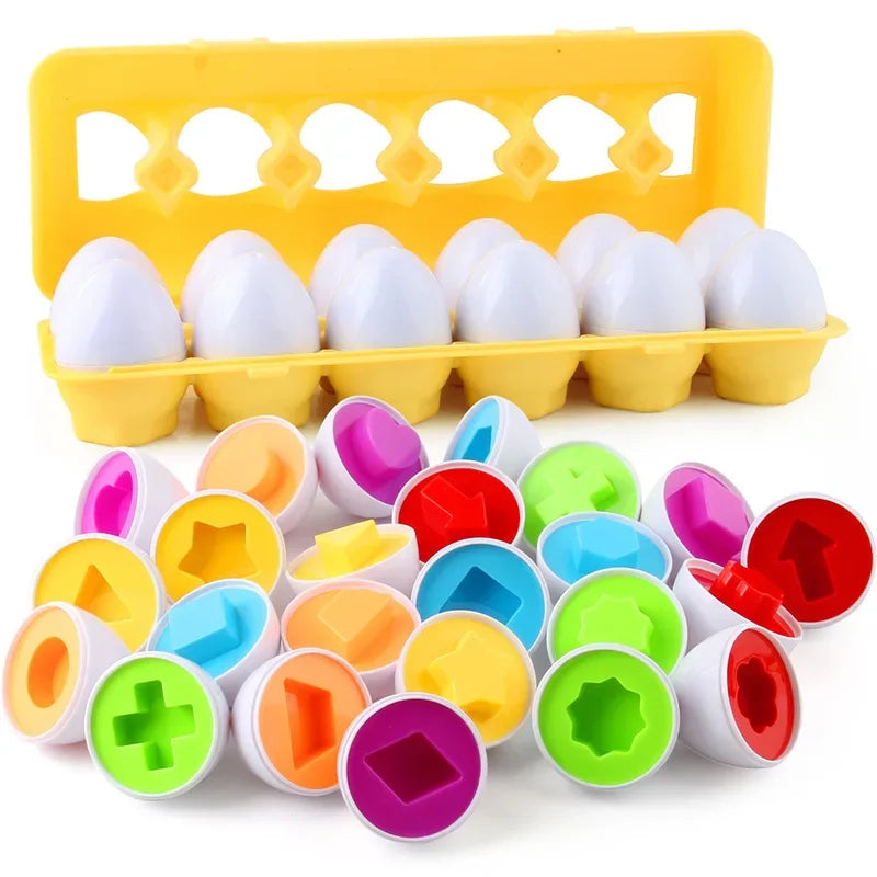 Eggs Screws 3D Puzzle Montessori Learning Toy