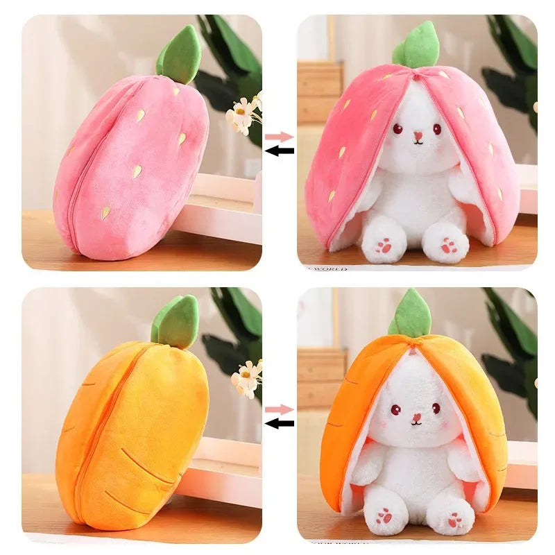 Strawberry Carrot Rabbit Plush