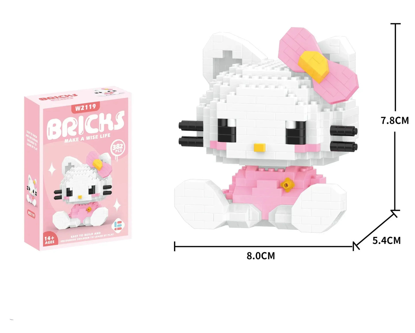 Sanrio Hello Kitty Building Block Toy