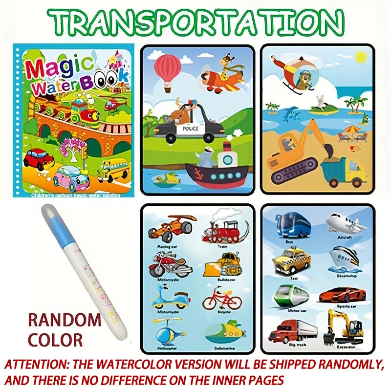 Magical Book Water Drawing Montessori Toys