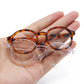 Mini Transparent Doll Glasses