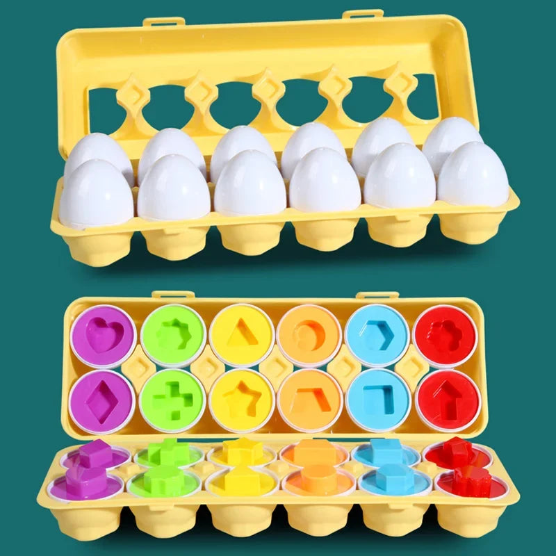 Eggs Screws 3D Puzzle Montessori Learning Toy