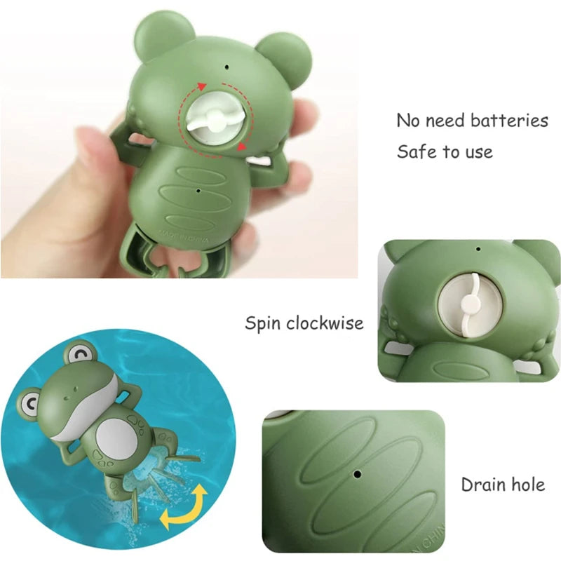 Clockwork Frog Bath Toy