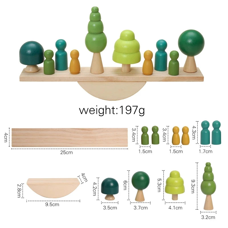 Montessori Forest Stacking Toys