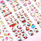 12pcs Hello Kitty 3D Bubble Stickers