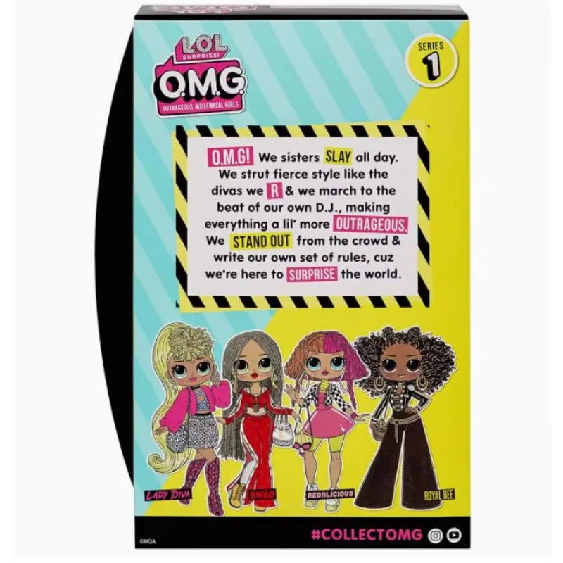 L.O.L. Surprise OMG Big Sister Dress-Up Doll with Long Hair
