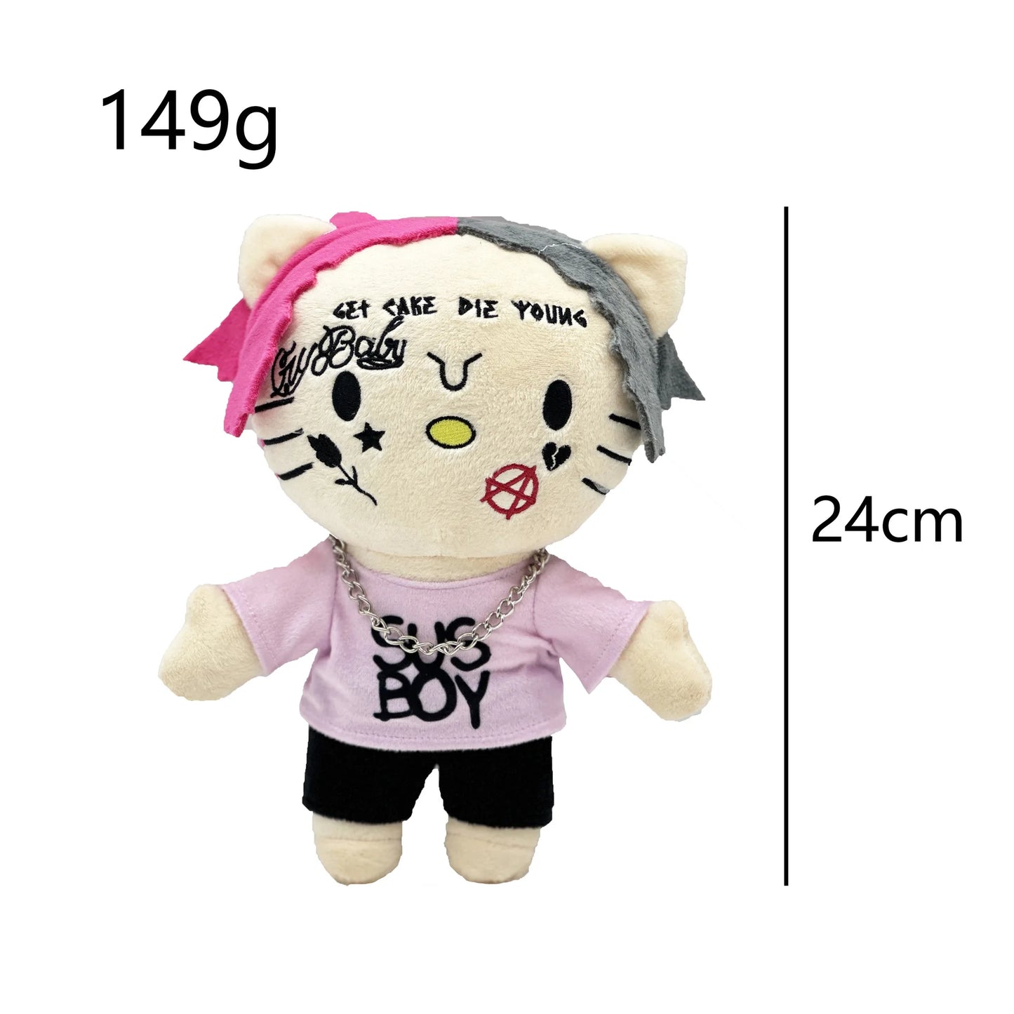 Hello Kitty 24cm LIL Peep Plush Doll
