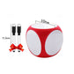 DIY Blank Dice Write On/Wipe Off Dice Portable Cleanable Blank Game Cubes for Classroom Teaching Dry Erase Outside Dice