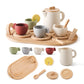 Wooden Children Montessori Toy Teapot Teacup