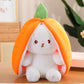 Strawberry Carrot Rabbit Plush