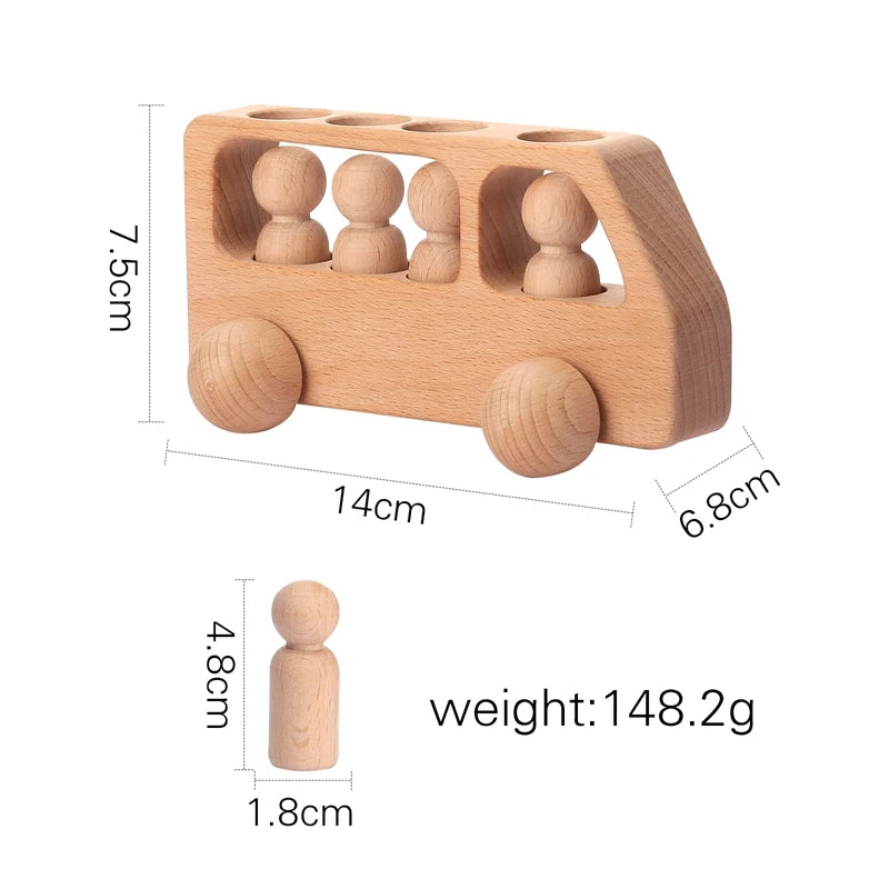 Wooden Train Birthday Toy