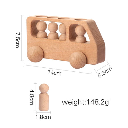 Wooden Train Birthday Toy