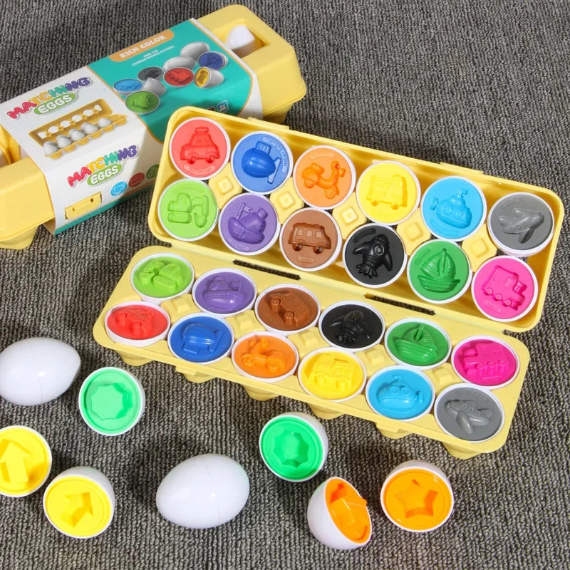 Eggs Screws 3D Puzzle Montessori Learning Toy