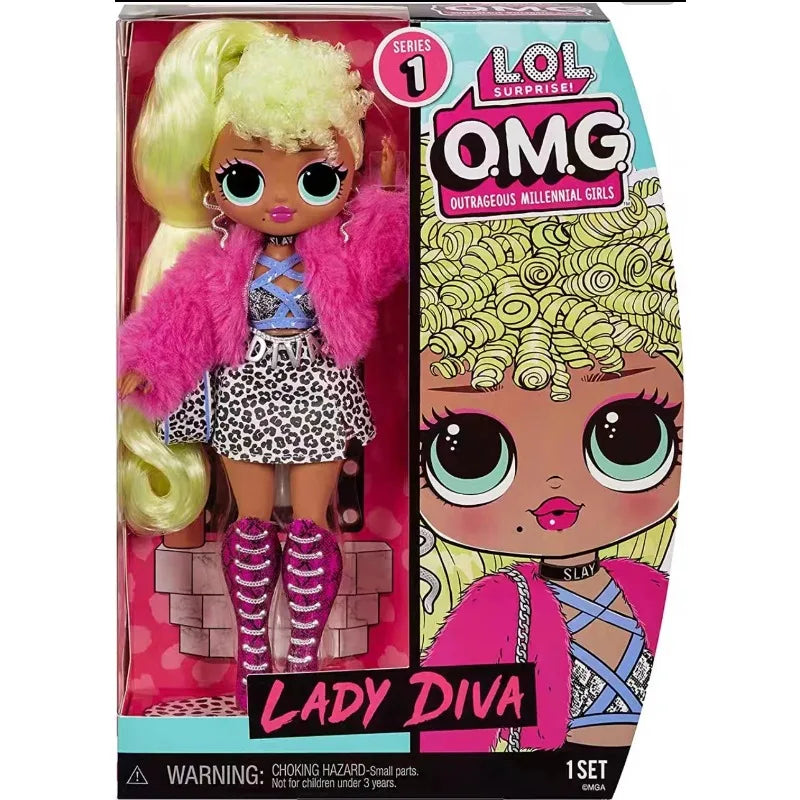 L.O.L. Surprise OMG Big Sister Dress-Up Doll with Long Hair