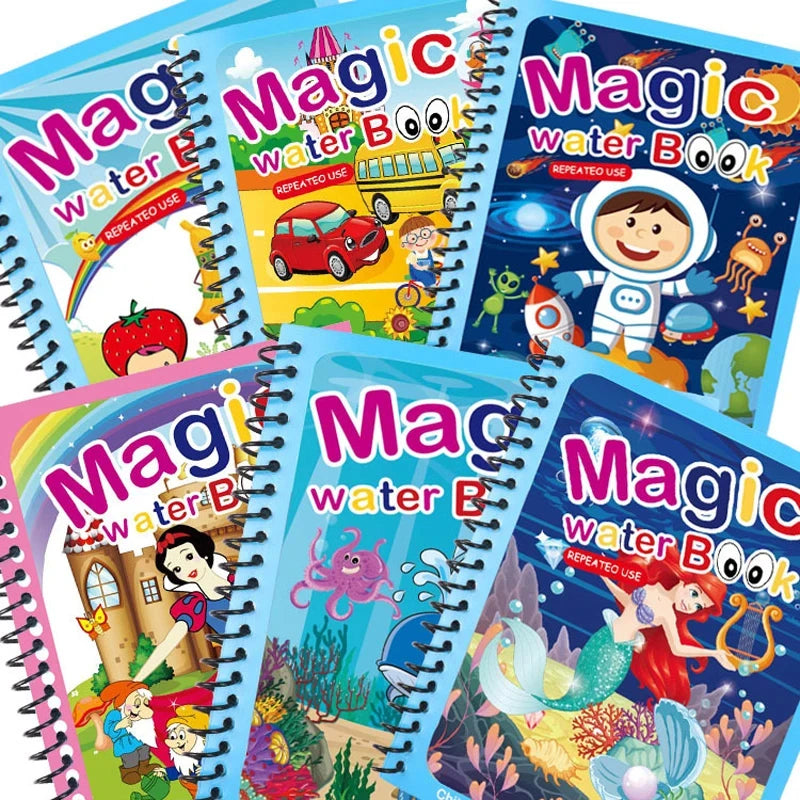 Montessori Water Drawing Book for Kids