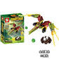 Prehistoric dinosaur-themed building block set