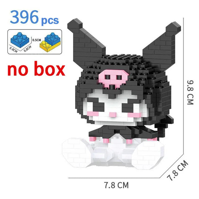 Hello Kitty Block Sanrio Anime Building Figure