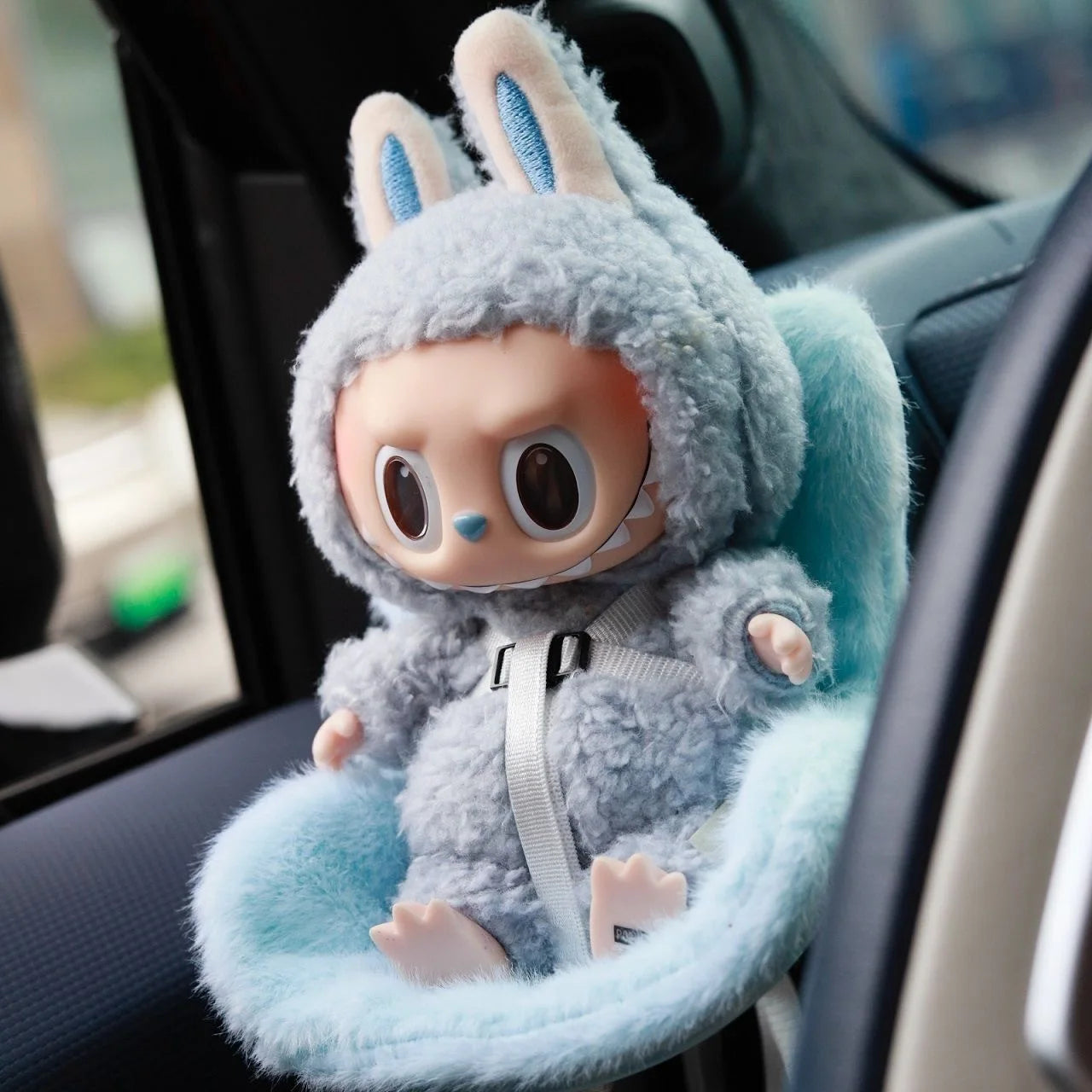 Labubu Doll Car Safety Seat