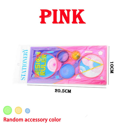 Geometry Spirograph Drawing Stencils Set