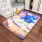 Stitch Cartoon Carpet Rug for Living Room Bedroom Decoration Picnic Camp Kitchen Carpet Crawling Carpet Decoration