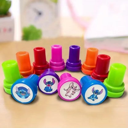 12PCS Cartoon Stitch Seal Gift