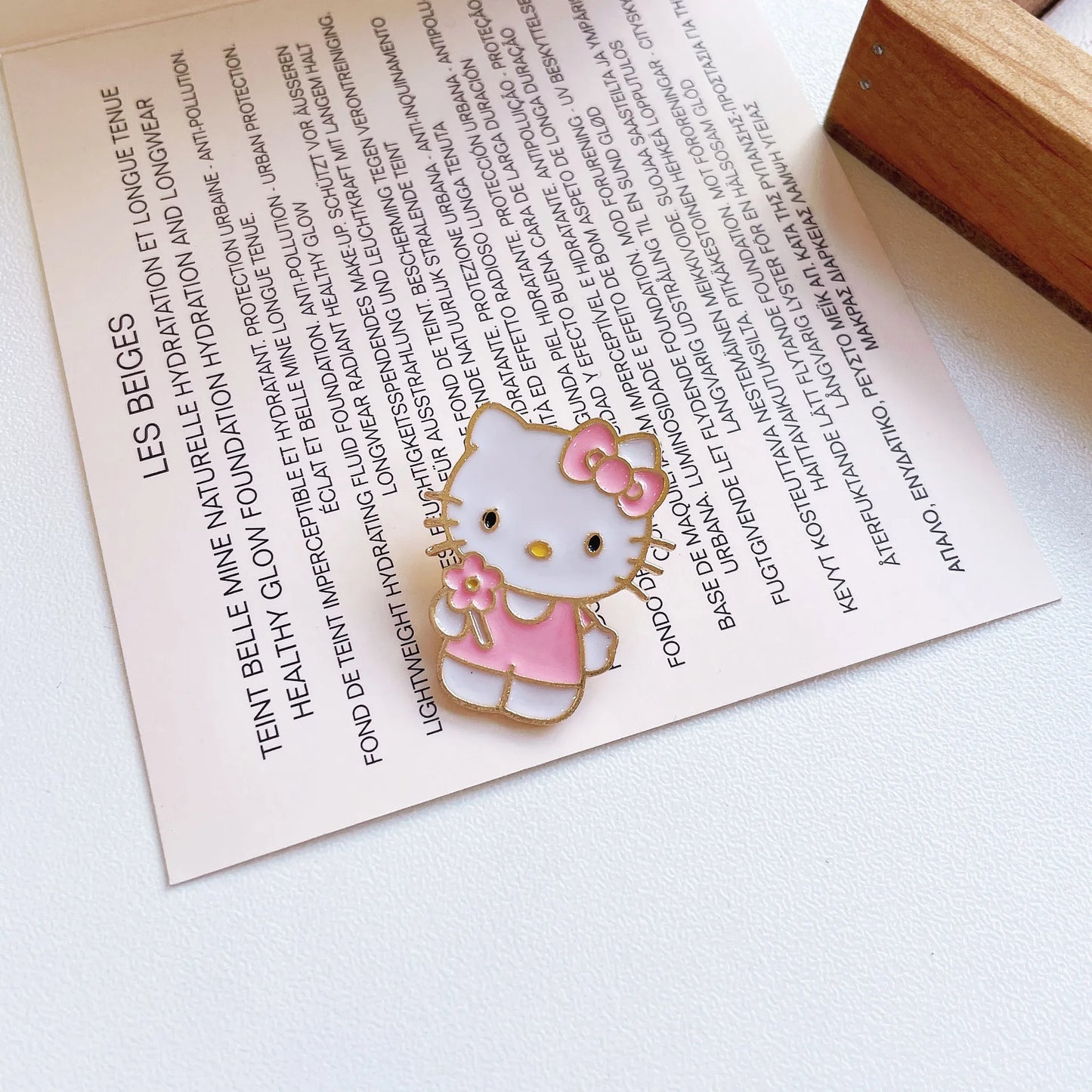 Anime Kitty Cat Enamel Brooch