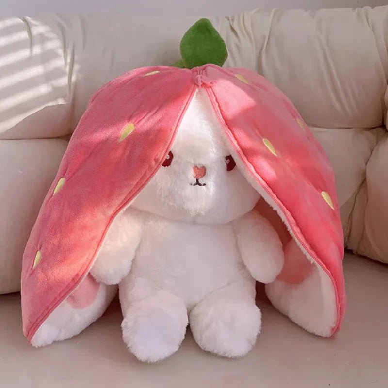 Strawberry Carrot Rabbit Plush