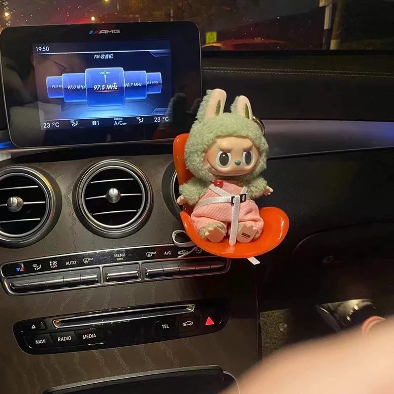 Labubu Doll Car Safety Seat